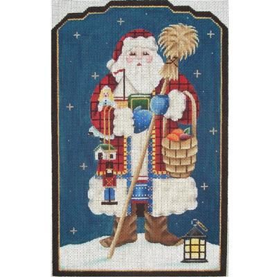 Rebecca Wood Designs Swedish Santa b Needlepoint Canvas
