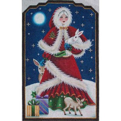 Rebecca Wood Designs Mrs. Santa-r Needlepoint Canvas