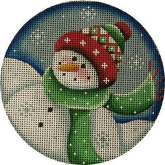 Rebecca Wood Designs Red & Green Needlepoint Canvas