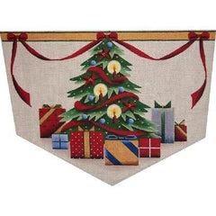 Rebecca Wood Designs Trees and presents cuff 13M Needlepoint Canvas