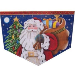 Rebecca Wood Designs Father Christmas 18M Needlepoint Canvas