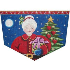 Rebecca Wood Designs Mrs Clause Needlepoint Canvas - 13M