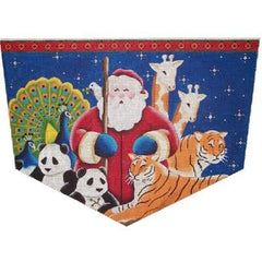 Rebecca Wood Designs Noah Santa 13M Needlepoint Canvas