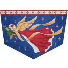 Rebecca Wood Designs Red Angel Needlepoint Canvas - 13M