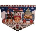 Rebecca Wood Designs Santa's Train 18 m Needlepoint Canvas