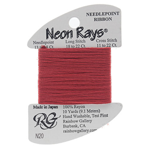 Rainbow Gallery Neon Rays - 020 Red