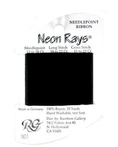 Rainbow Gallery Neon Rays - 001 Black