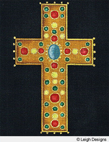 Leigh Designs Medici Cross Needlepoint Canvas