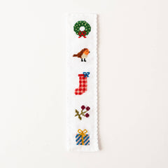 Cotton Clara Christmas Cross Stitch Bookmark Kit