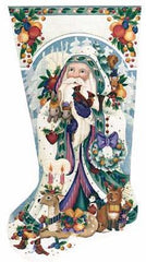 Melissa Shirley Designs Woodland Winter Stocking Needlepoint Canvas