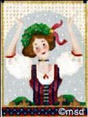 Melissa Shirley Designs Ladies Dancing 497-I Needlepoint Canvas