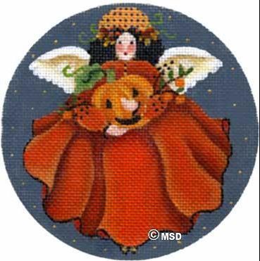 Melissa Shirley Designs October's Angel Needlepoint Canvas