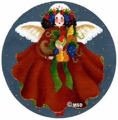 Melissa Shirley Designs November's Angel Needlepoint Canvas