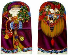 Melissa Shirley Designs Fancy Santa Standup Needlepoint Canvas