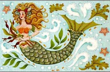 Melissa Shirley Designs Under the Sea-Mermaid Needlepoint Canvas