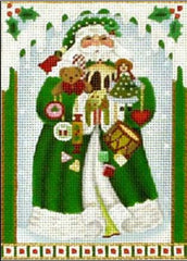 Melissa Shirley Designs Toy Santa Needlepoint Canvas