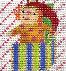 Melissa Shirley Designs Jack in the box Advent Treasure Needlepoint Canvas