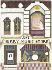Melissa Shirley Designs Merry Music Store Needlepoint Canvas