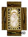 Melissa Shirley Designs Nativity Thimble-Baby Jesus Needlepoint Canvas