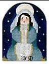 Melissa Shirley Designs Nativity Thimble-Mary Needlepoint Canvas