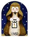 Melissa Shirley Designs Nativity Thimble-Joseph Needlepoint Canvas