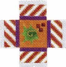 Melissa Shirley Designs Christmas Petit Four- Holly Needlepoint Canvas