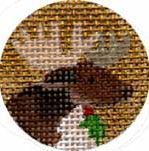 Melissa Shirley Designs Advent Treasure- Reindeer Needlepoint Canvas