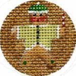 Melissa Shirley Designs Advent Treasure- Gingerbread Needlepoint Canvas