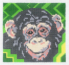 Barbara Russell Youth Collection: Willie the Chimp Needlepoint Canvas