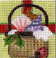 Melissa Shirley Designs Advent Treasure- Basket Needlepoint Canvas