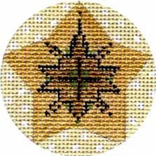 Melissa Shirley Designs Advent Treasure- Star Needlepoint Canvas