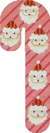 Melissa Shirley Designs Santa Candy Cane 1295 Needlepoint Canvas
