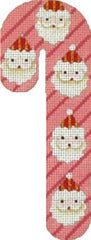 Melissa Shirley Designs Santa Candy Cane 1295 Needlepoint Canvas
