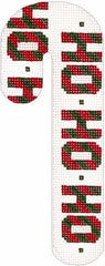 Melissa Shirley Designs Ho Ho Ho Candy Cane H Needlepoint Canvas