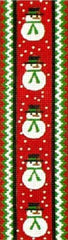 Melissa Shirley Designs Snowman Ribbon Candy E Needlepoint Canvas