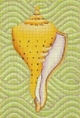 Melissa Shirley Designs Seashell Insert Needlepoint Canvas
