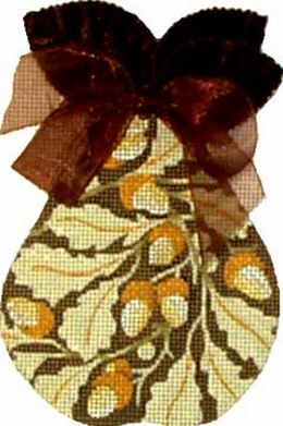 Melissa Shirley Designs Acorns Pear Needlepoint Canvas
