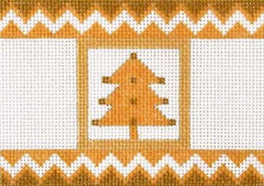 Melissa Shirley Designs Gold Crackers- Tree Needlepoint Canvas