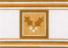 Melissa Shirley Designs Gold Crackers- Mistletoe Needlepoint Canvas