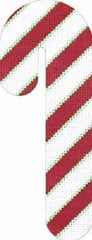 Melissa Shirley Designs Red & White Candy Cane Needlepoint Canvas