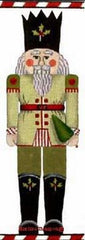 Melissa Shirley Designs Green Nutcracker w/Tree Needlepoint Canvas