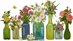 Melissa Shirley Designs Bottle Bouquets Needlepoint Canvas