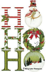 Melissa Shirley Designs Ho Ho Ho Christmas Banner Needlepoint Canvas