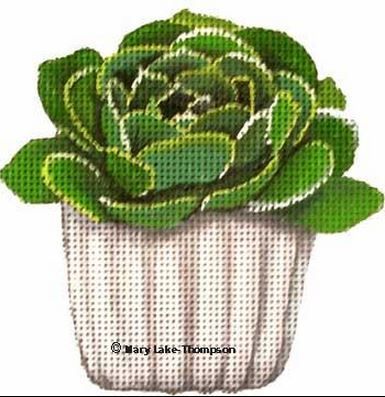 Melissa Shirley Designs Succulents-B Needlepoint Canvas