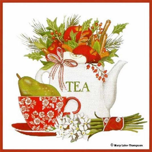 Melissa Shirley Designs Teapot Needlepoint Canvas