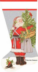 Melissa Shirley Designs Santa's Tree Stocking Needlepoint Canvas