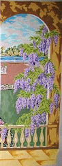 Barbara Russell Fantasy Garden: Right Panel Needlepoint Canvas