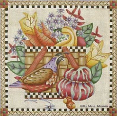 Melissa Shirley Designs Harvest Quail Needlepoint Canvas