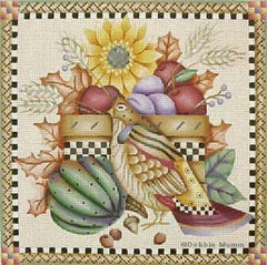 Melissa Shirley Designs Harvest Partridge Needlepoint Canvas