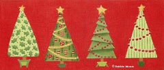 Melissa Shirley Designs Tree Pillow DM Needlepoint Canvas